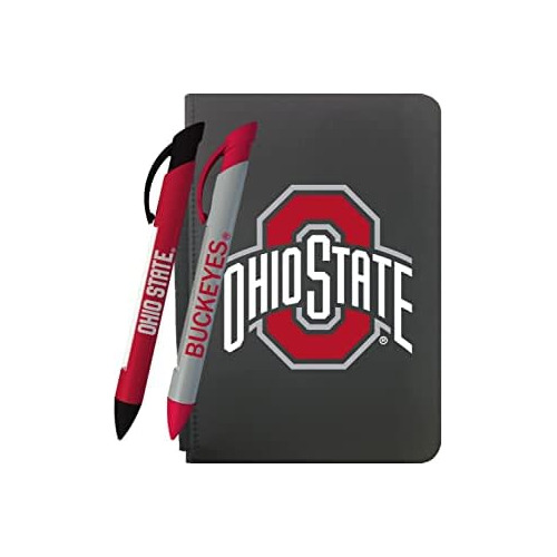 Cuaderno Ohio State Buckeyes 5  X 8.25  / Set De 2 Bolã...