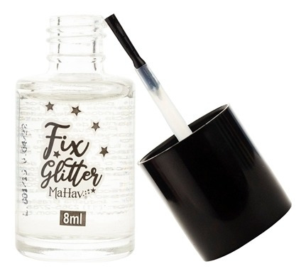 Kit 6 Fix Glitter Mahav Cola P/ Glitter 8ml