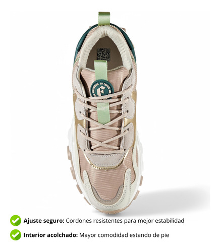 Zapatilla Mujer Urbana Deportivas Filament Grous 36 Al 41
