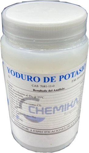 Yoduro De Potasio R. A. 100g 