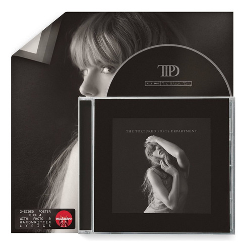 Taylor Swift - The Tortured Poets Department Cd (3/4) Versión Del Álbum The Black Dog