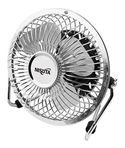 Mini Ventilador Escritorio Usb Nisuta Metálico Apto 220v