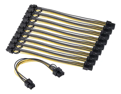 comprar Pci Express Pci-e 6 Pin Hembra A 8 Pin Hembra Gpu 10 Piezas