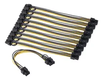 Comprar Pci Express Pci-e 6 Pin Hembra A 8 Pin Hembra Gpu 10 Piezas