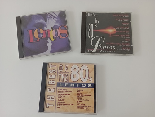 Lote 3 Cds Lentos `80 S. 