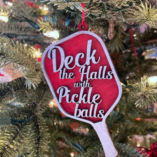 Decora Los Pasillos Con Pickleballs Para Navidad, Perf