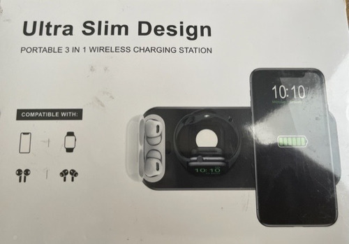 Charging Station Ultra Slim Portable 3 In 1 Cyberlunes