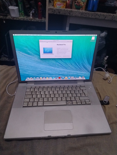 Macbook Pro 2007 Antigo Core 2 Duo Ssd 120gb Ddr2 4gb A1226 Prata (Usado)