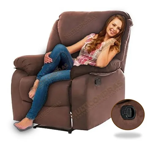 Sillon Reclinable Para Patio Sala Habitación Descanso Suave