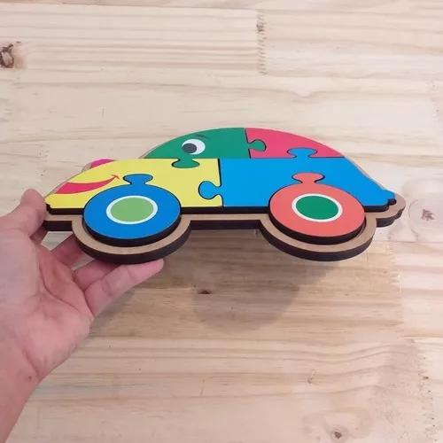 Brinquedo Educativo Quebra-Cabeça Infantil - Carro - Total Bag - Leve Seu  Produto Com Estilo