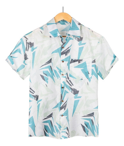 Camisas Hawaianas De Manga Corta Para Hombre