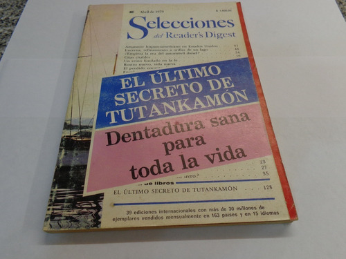 Revista Selecciones Del Readers Digest Abril 1979 Español