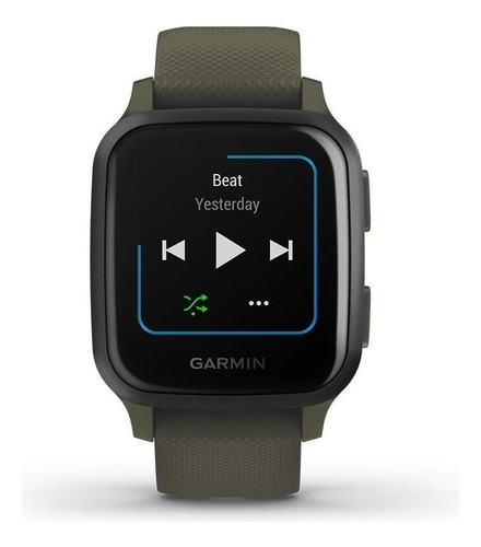 Smartwatch Garmin Venu Venu Sq - Music Edition 1.3" caja 40mm de  polímero reforzado con fibra  moss, malla  moss de  silicona