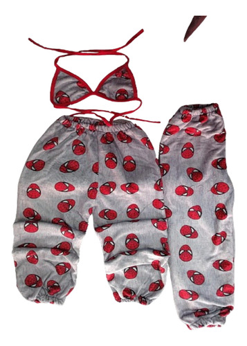 Pijama Teddy Unitalla 1 Top Y 2 Jogger Franel De Moda