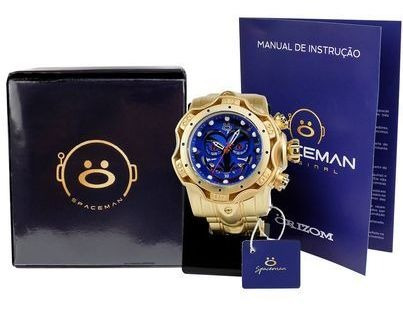 Relógio Masculino Spaceman Analógico + Caixa Premium Ros59