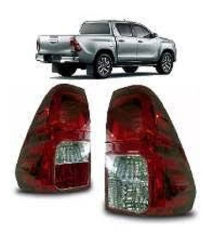 Juego Faro Hilux 2016 2017 2018 2019 20 21 22 23 No Led Fal 