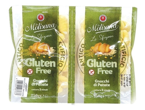 Ñoquis Papa Sin Gluten La Molisana 500g Italia - Pack X 3