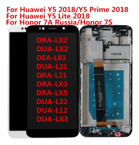 Pantalla Lcd Con Marco Para Huawei Y5 2018 Y5 Prime 2018
