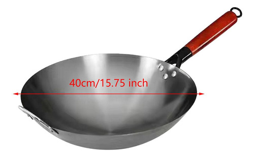 Sartén Wok Sartén Salteado Utensilios De 40 Centímetros