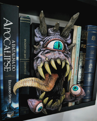 Book Nook - Beholder - Rpg - Aparador De Livros. Preto