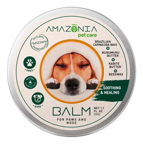 Balsamo Amazonia Pet Care Para Nariz Y Patas 30g