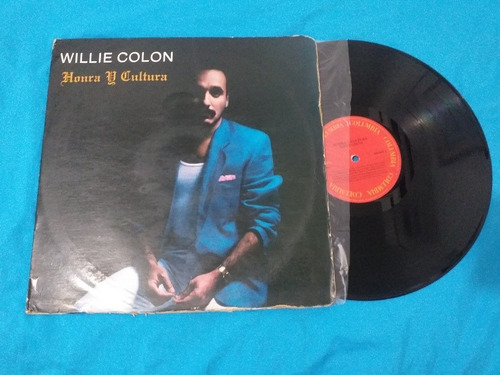 Willie Colón Honra Y Cultura Lp Disco Promocional Sony