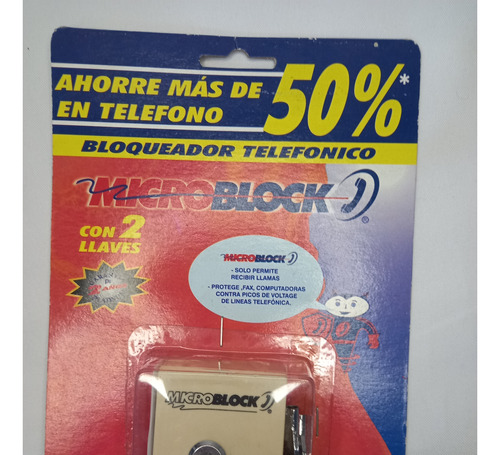 Bloqueador Telefónico Microblock 00029