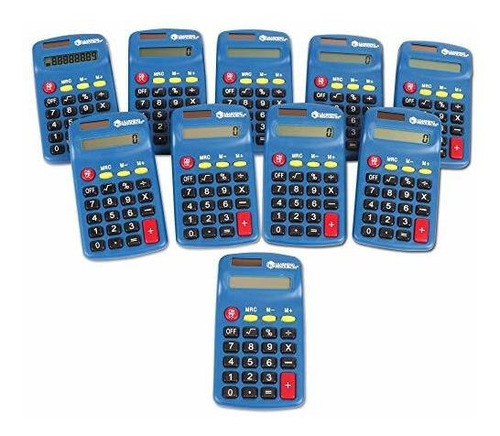 Calculadora Principal De Learning Resources, 10 Piezas, Para
