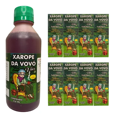 Xarope da Vovó Pneumonia, Bronquite Alérgica, Garganta 250ML - Flora  Natural - Xarope de Bordo / Maple Syrup - Magazine Luiza