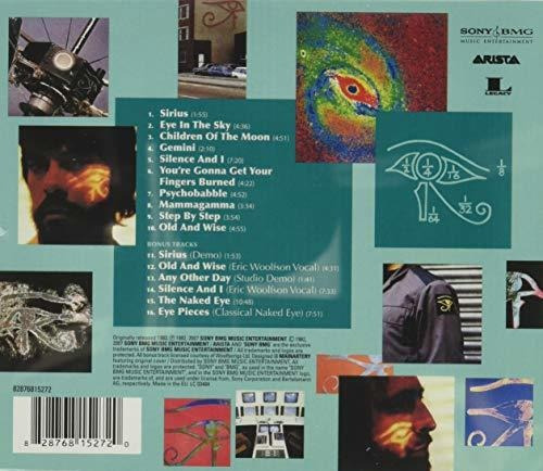 The Alan Parsons Project Eye In The Sky Cd Remastered