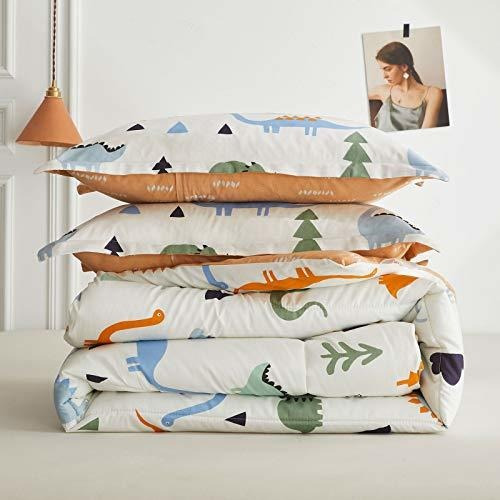 Set De Edredón De Algodón Para Niños, Dinosaurio, Tamaño