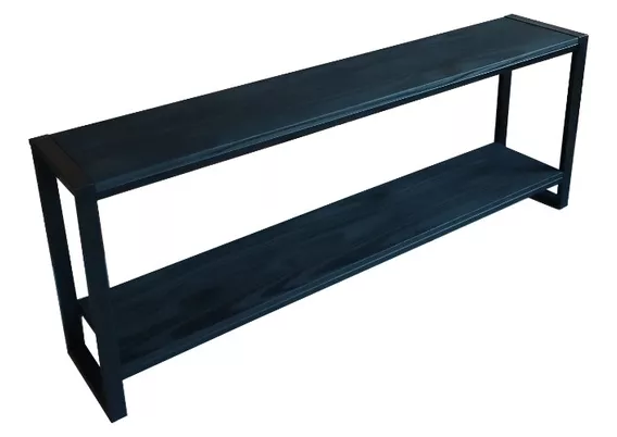 Mueble Rack Tv Industrial Madera 160x25x60 Moderno Rustico