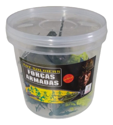 Imagem 1 de 3 de Soldados Americanos Heróis Reais Gulliver Com Tanque 40 Pçs