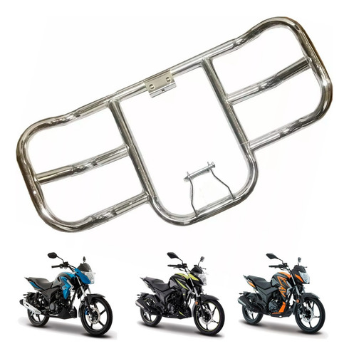 Parachoques Cromada Moto Ft180 Ft150 Ft125