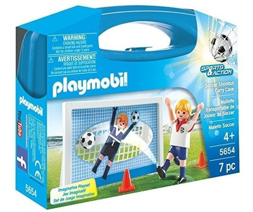 Estuche De Transporte Playmobil Soccer Shootout