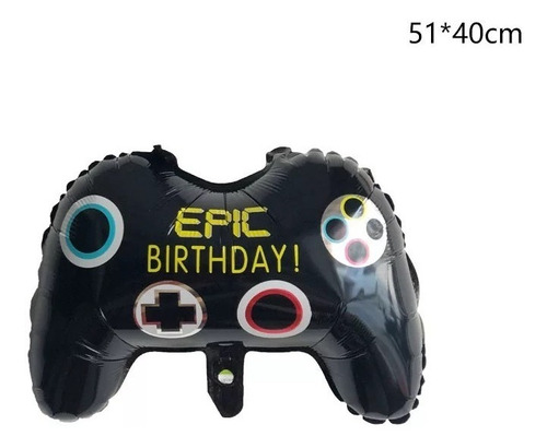 Globo De Joystick Epic Birthday De 36inch 