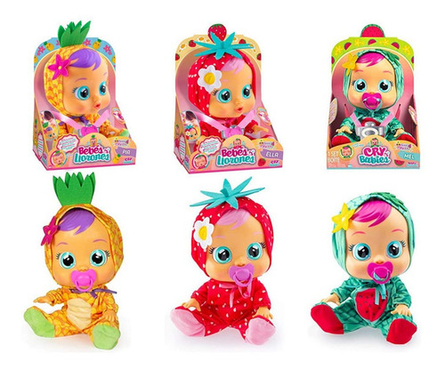 Cry Babies Tutti Frutti Mia Ella Muñeca Bebe Lloron C/ Aroma