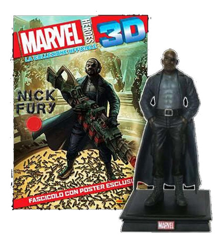 Marvel 3d Figuras De Colección Salvat - Nick Fury