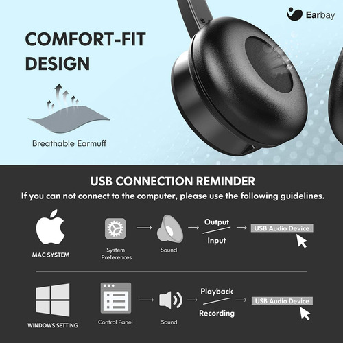 Auriculares Usb Para Computadora Con Micrófono Para Pc Con Y