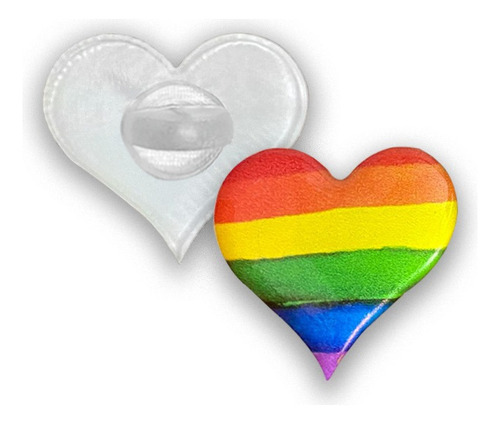 Pin Boton Broche Da Parada Do Orgulho Lgbt - 10 Und