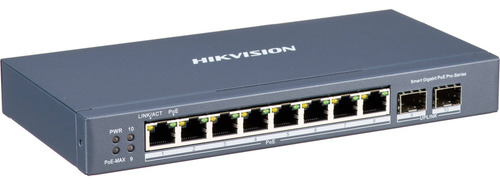 Smart Switch Poe Fibra Gigabit Hikvision Ds-3e1510p-si O-std