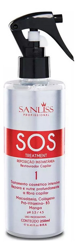 Sanliss Sos Treatment 1 Reposição Instantânea 250 Ml