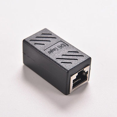 1 X Extensor Hembra A Rj45 Hembra Internet Lan Conector Adap