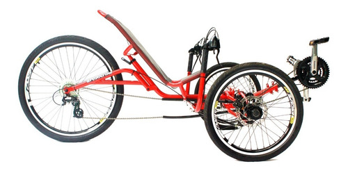 Imagem 9 de 10 de Kit Quadro Triciclo Reclinado Full Suspension Art Trike