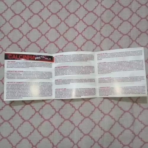 Cd Calcinha Preta Vol.25 - Meu Primeiro Namorado (Usado)