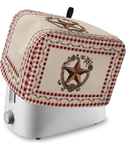 Toaster Dust Cover With Pockets, Rustic Texas Western Star B