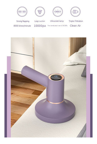 Aspiradora De Cama Inalámbrica X9mite Remover Y Eliminar Áca