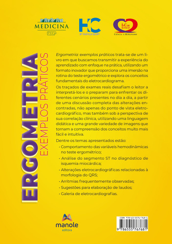 Ergometría: ejemplos prácticos, de Marinucci, Leonardo Filipe Benedeti. Editorial Editora Manole LTDA, tapa dura en portugués, 2022