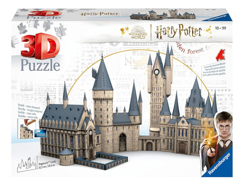 Ravensburger - 3d Puzzle Hogwarts Caste Bundle, Serie Maxi