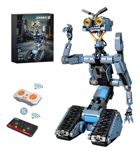 Set De Construcción Robot Johnny 5 Con Mando A Distancia De
